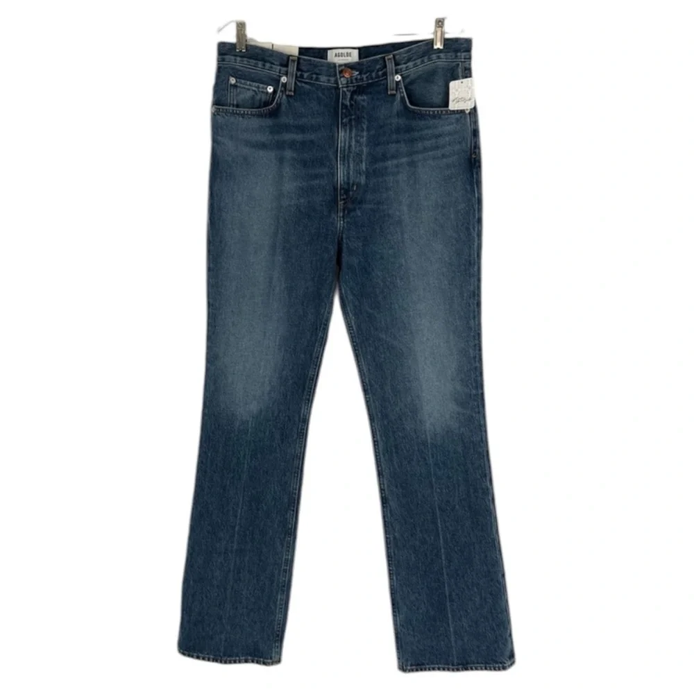 AGOLDE Vintage Flare Dark Wash High Rise Classic Denim Jeans in Absolute 32 NWT